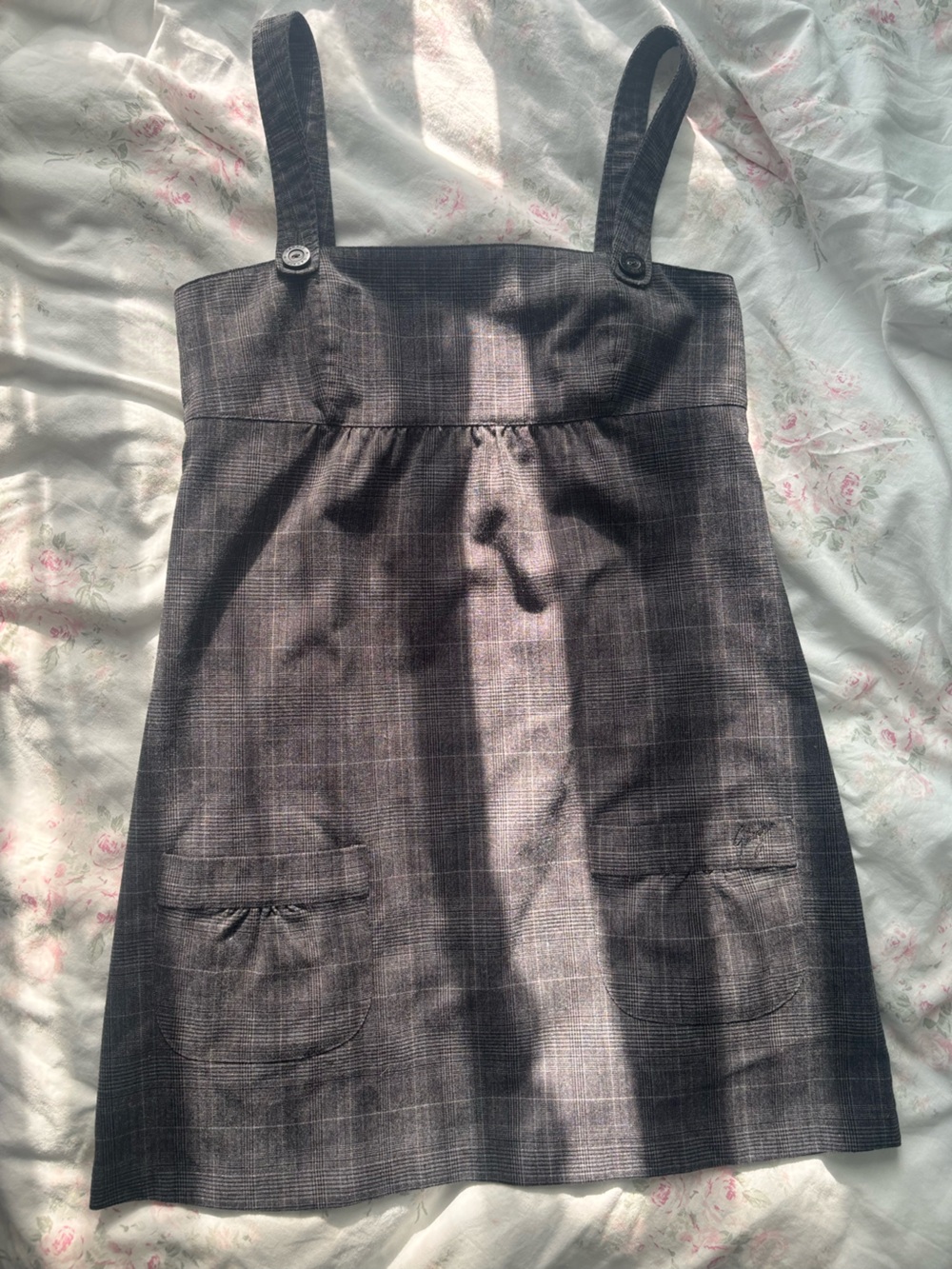 y2k garage pinafore dress